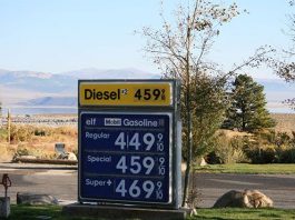 Benzinpreise in den USA (Westküste)